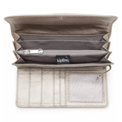 Money Land Metallic Snap Wallet